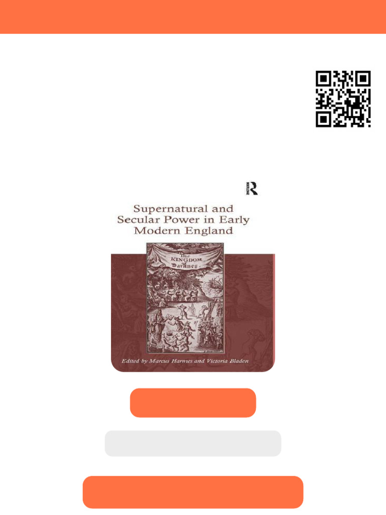 Supernatural and Secular Power in Early Modern England Marcus Harmes ...