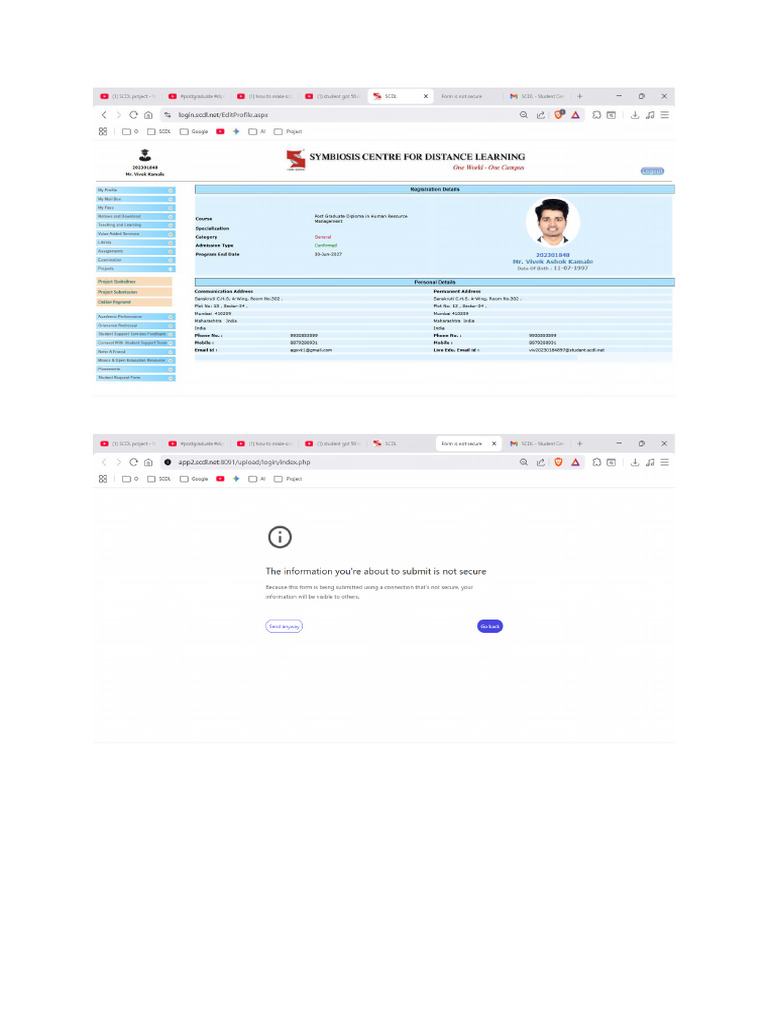 Project Submission Tab | PDF