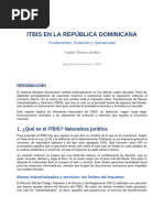 ITBIS: Guía Completa y Legalidad | PDF | Impuestos | Bienes