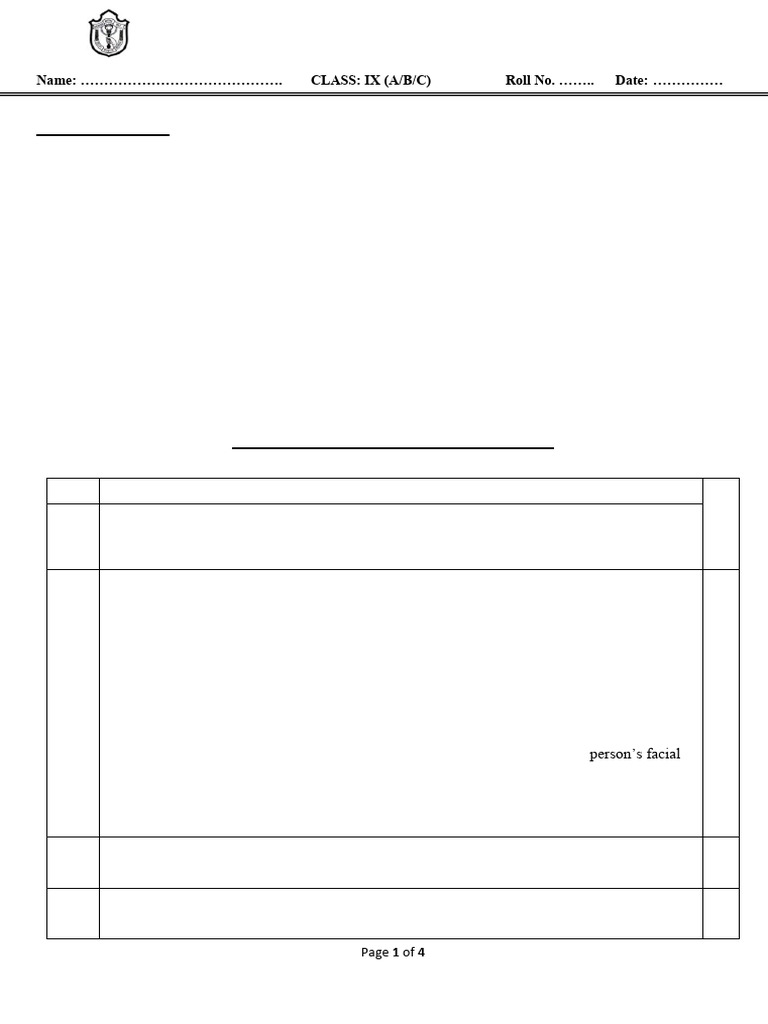 Class IX-AI-Sample Paper | PDF | Artificial Intelligence | Intelligence ...
