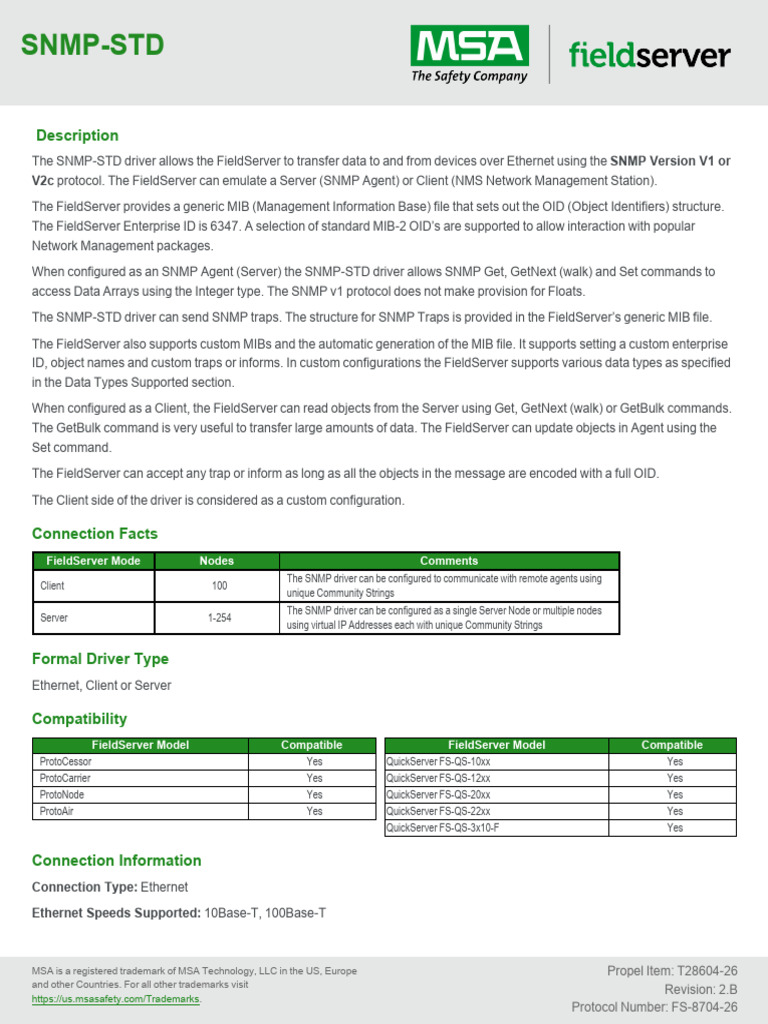 Pds SNMP STD | PDF | Networking Standards | Computer Data