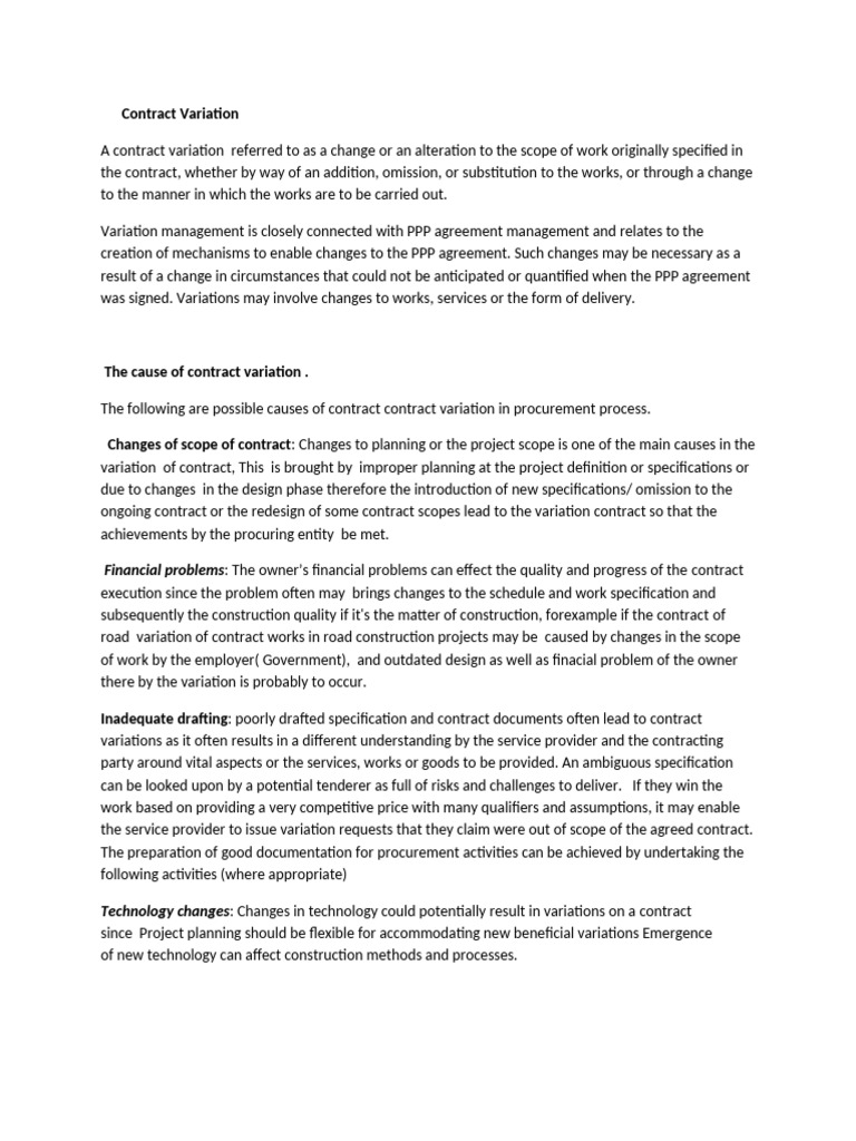 Contract Management | PDF | Public–Private Partnership | Specification ...