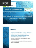 Gestão de Águas e Efluentes - Introdução