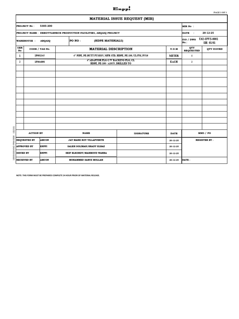 MIR FORM Hdpe Mock Up 4 | PDF
