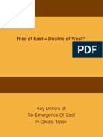 Rise of East Decline of West?