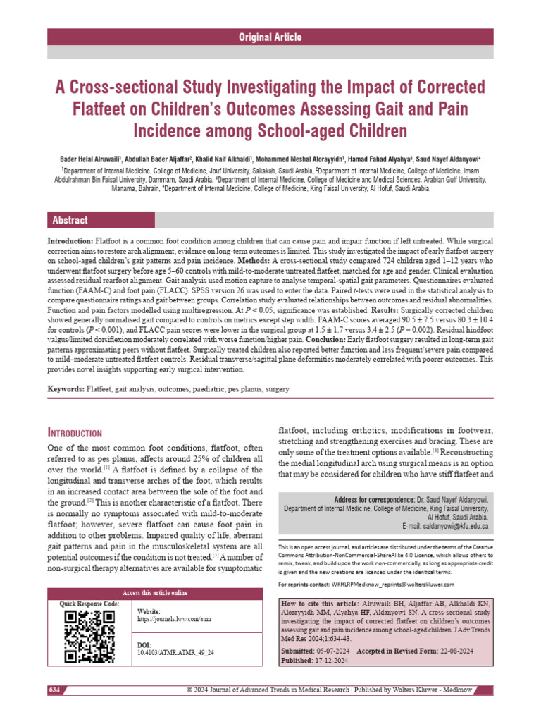 A Cross Sectional Study Investigating The Impact.36 | PDF | Saudi ...