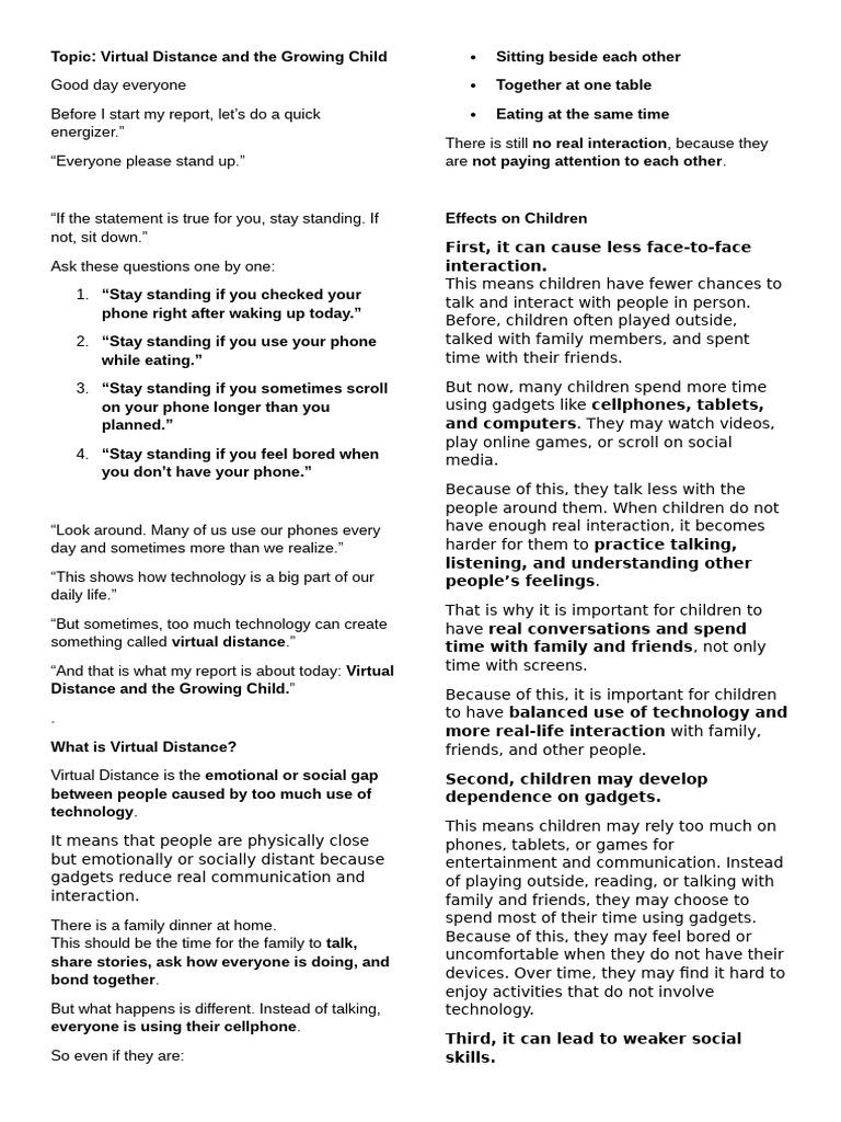 My STS Report | PDF | Communication | Conversation