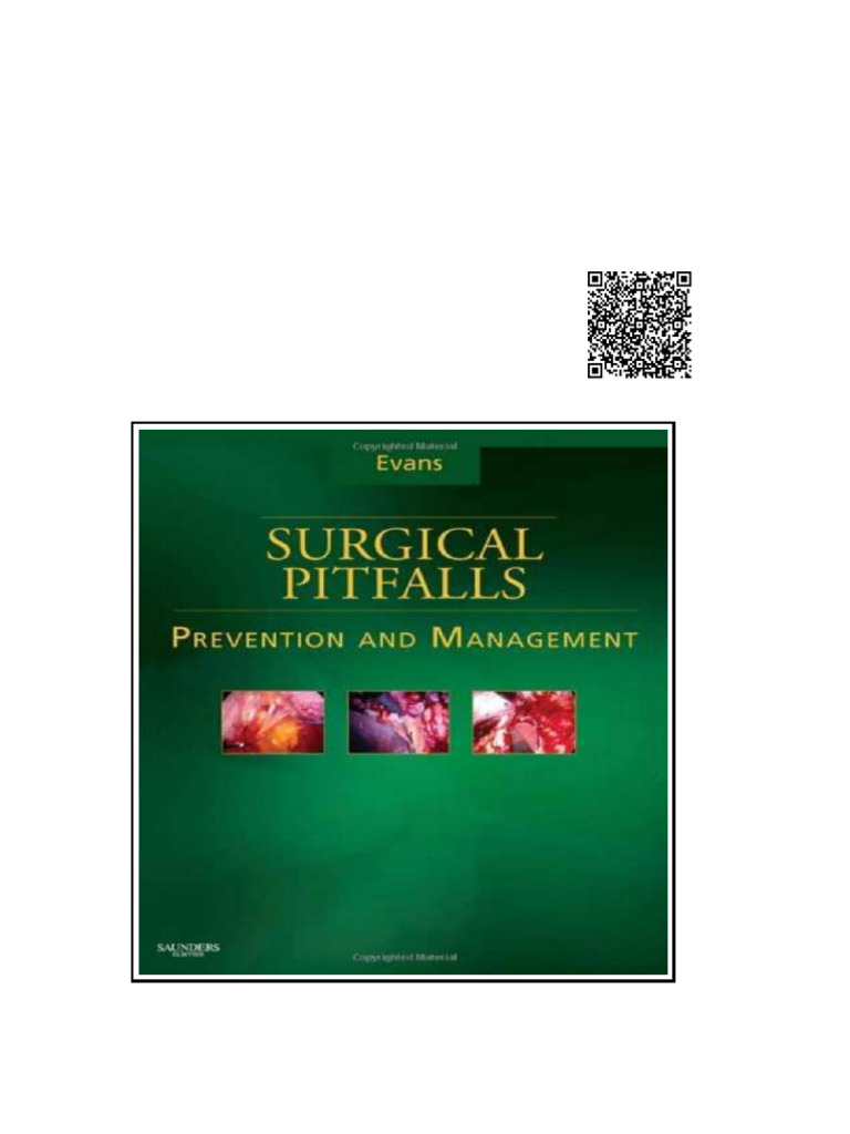 Surgical Pitfalls Prevention and Management | PDF | Gene | Genetics