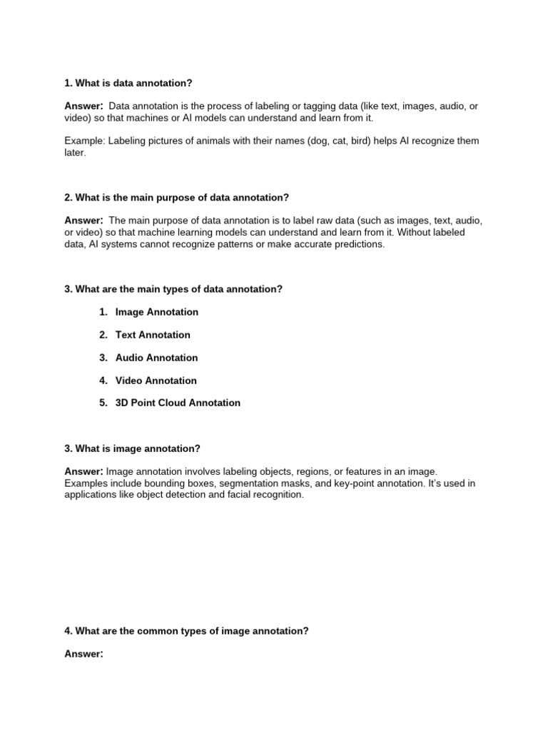 Annotation Document | PDF