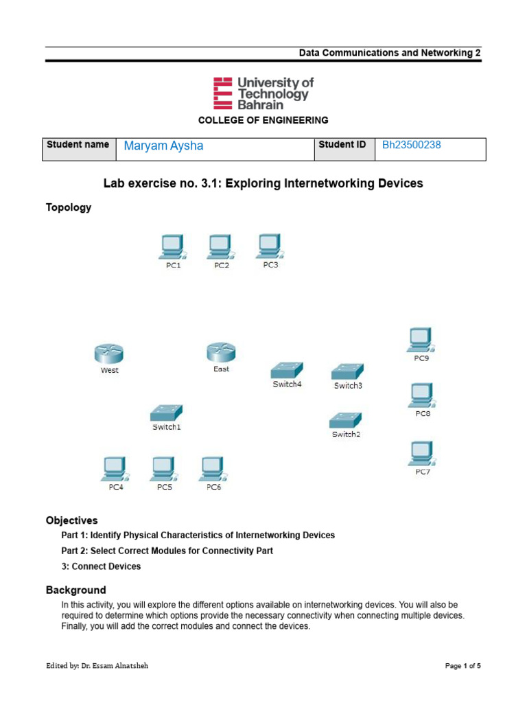 networking2 lab3 | PDF | Router (Computing) | Computer Network