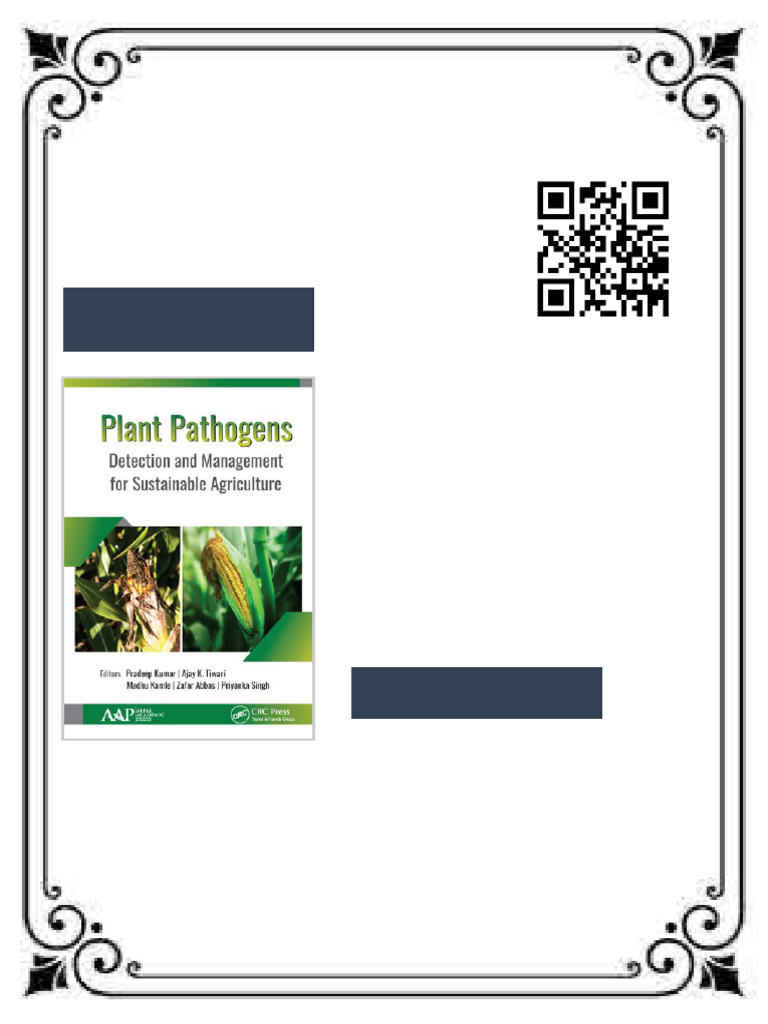 Plant Pathogens Detection and Management For Sustainable Agriculture ...