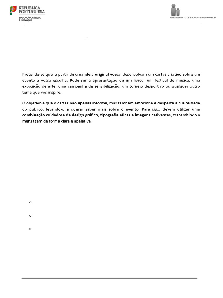 Orientações Trabalho Final 2025 26 | PDF | Tipografia | Imagem