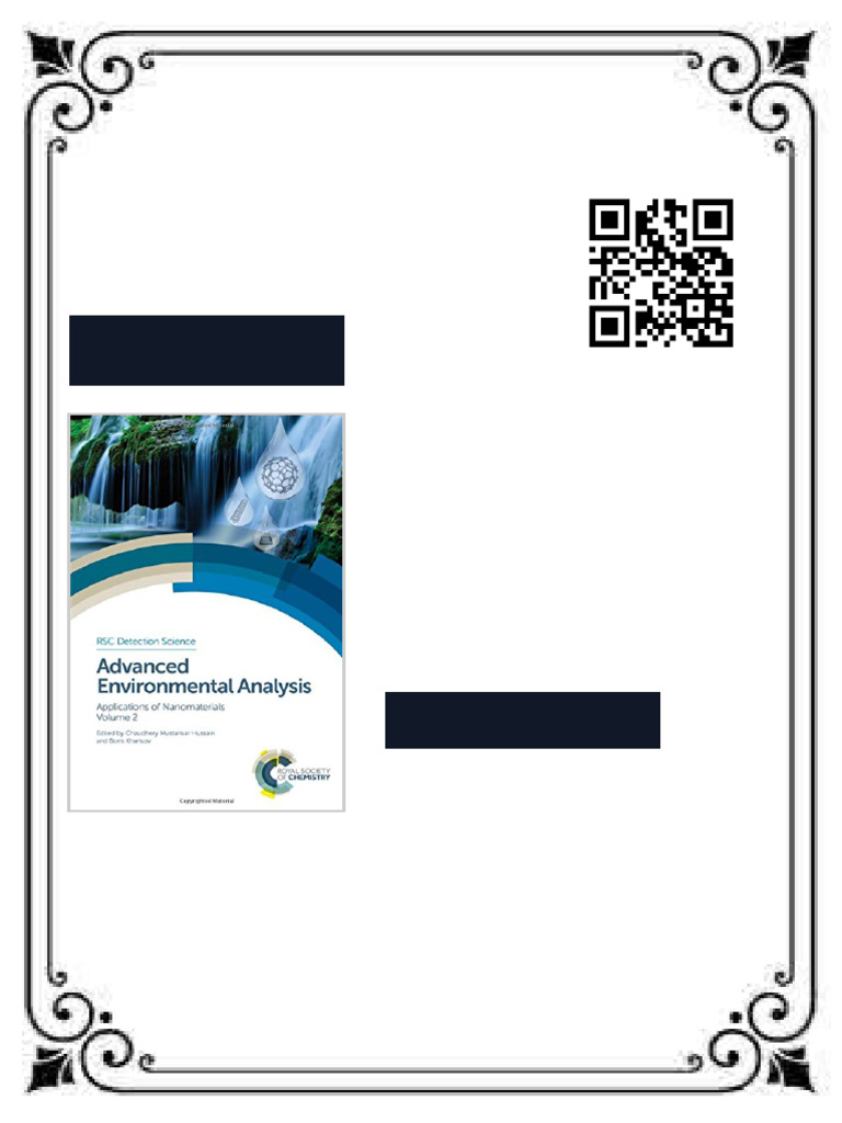 Advanced environmental analysis applications of nanomaterials 1st ...