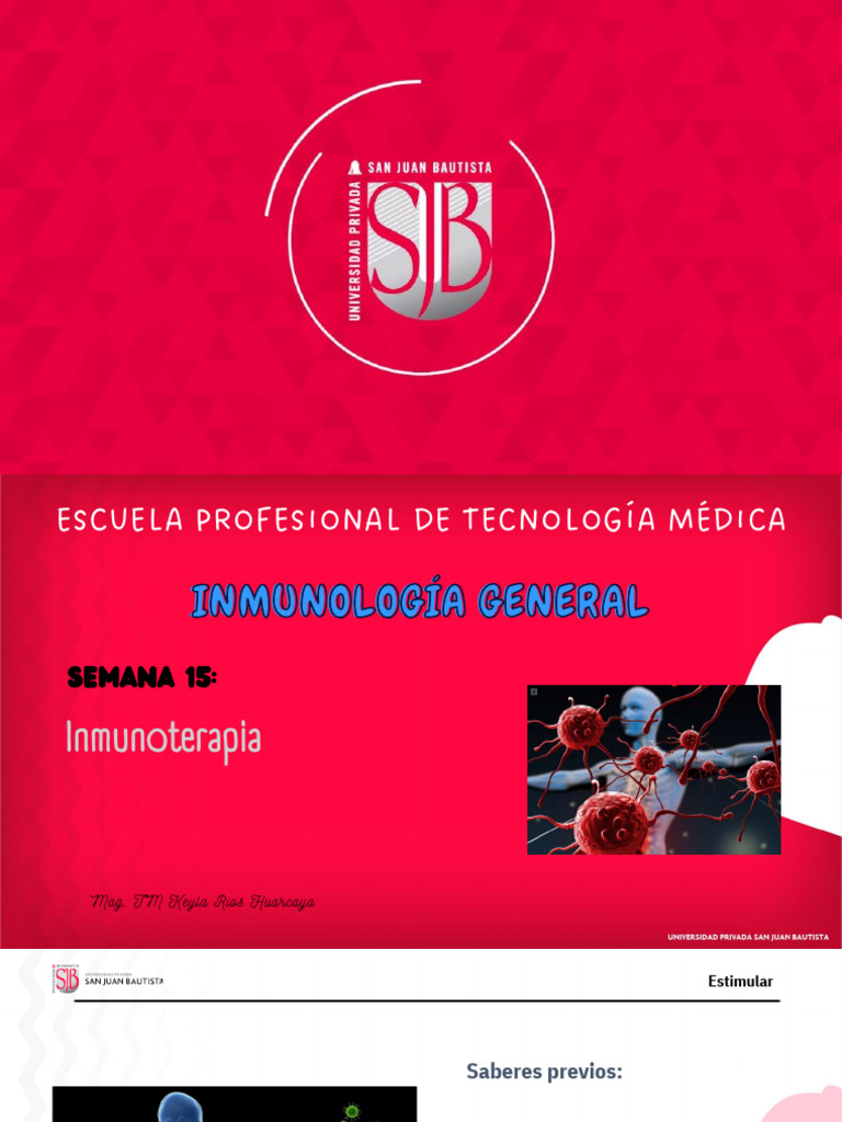 15_INMUNOGEN_INMUNOTERAPIA | PDF | Inmunoterapia | Anticuerpo