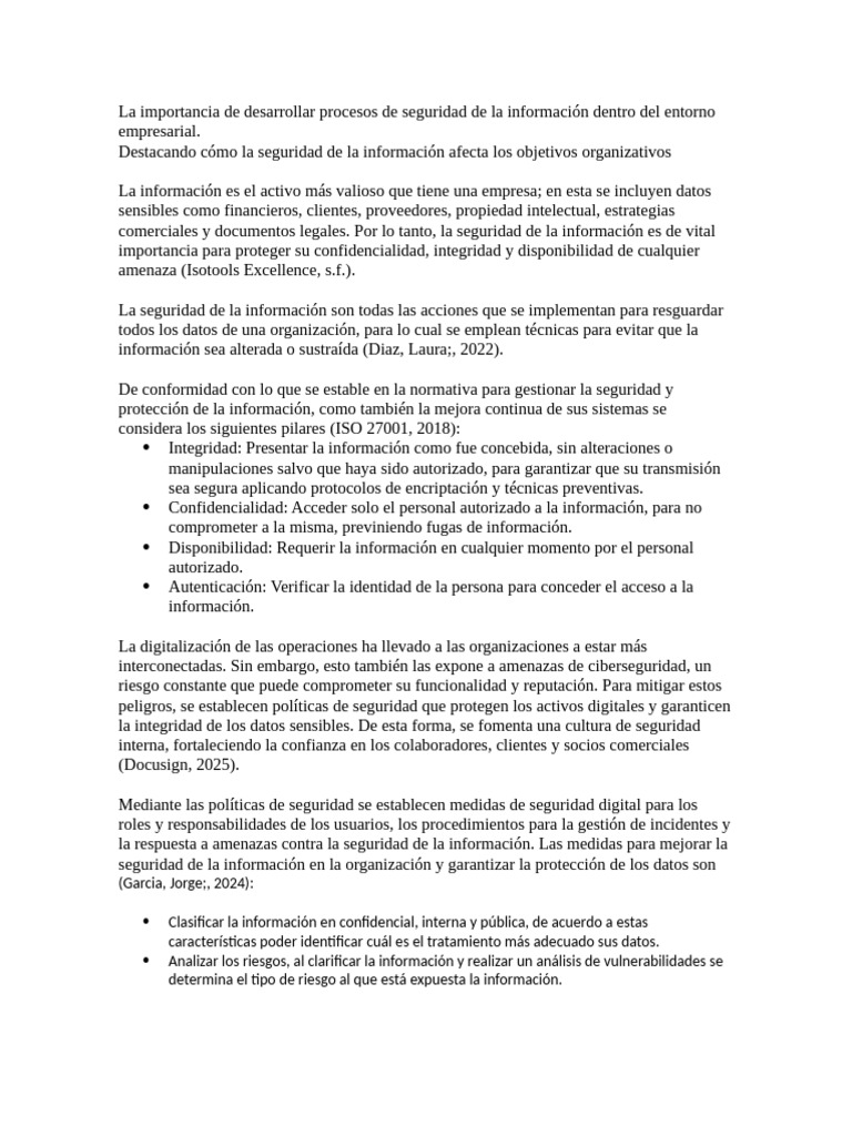 Seguridad de La Informacion | PDF | Seguridad | La seguridad informática