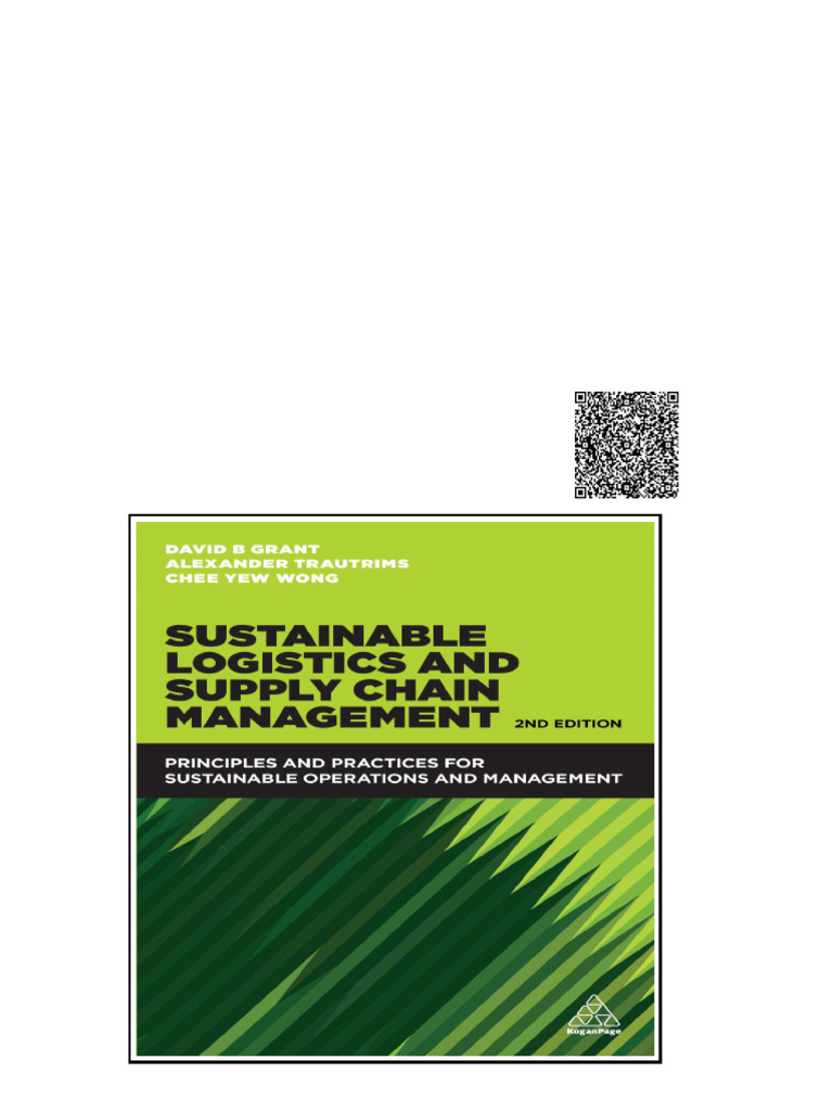 Sustainable Logistics and Supply Chain Management Principles and ...
