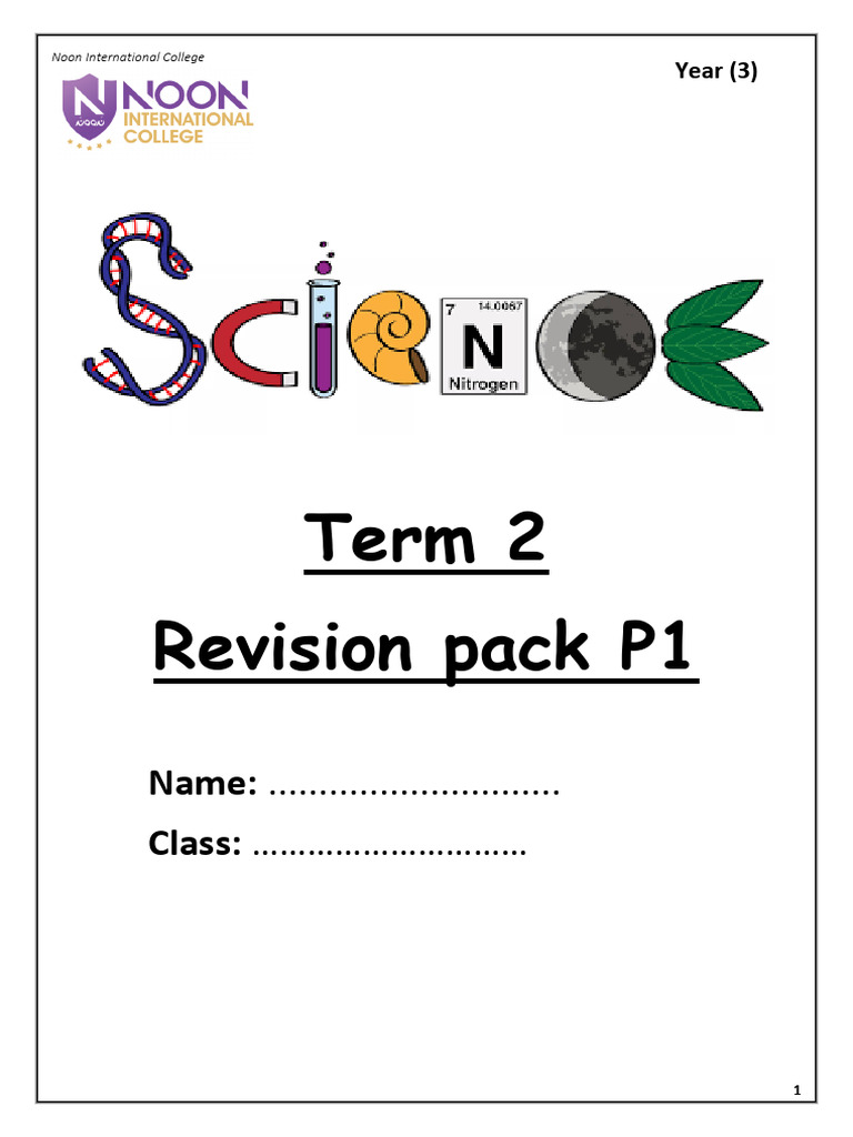Year 3 Term 2 Revision Sheet Year 3 Part 1 (1) | PDF