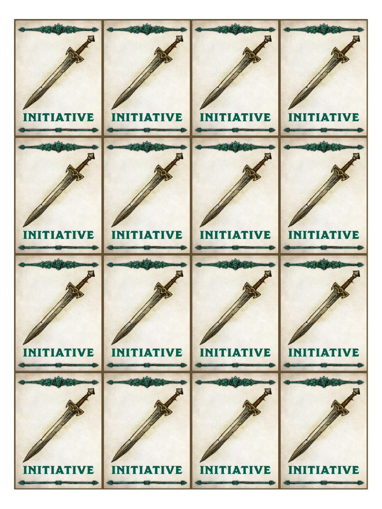 DB InitiativeCards EasyPrint | PDF
