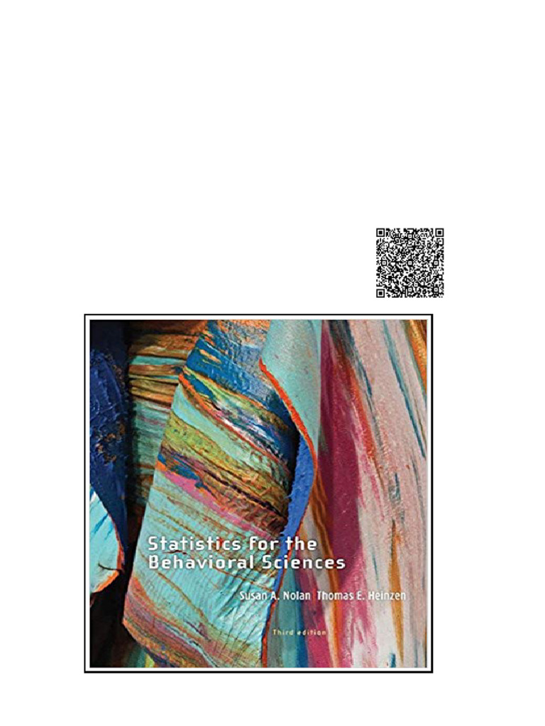 (Test Bank) Statistics for the Behavioral Sciences 3rd Edition by Susan ...