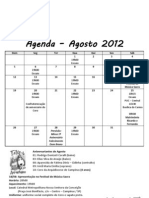 Agenda Agosto 2012