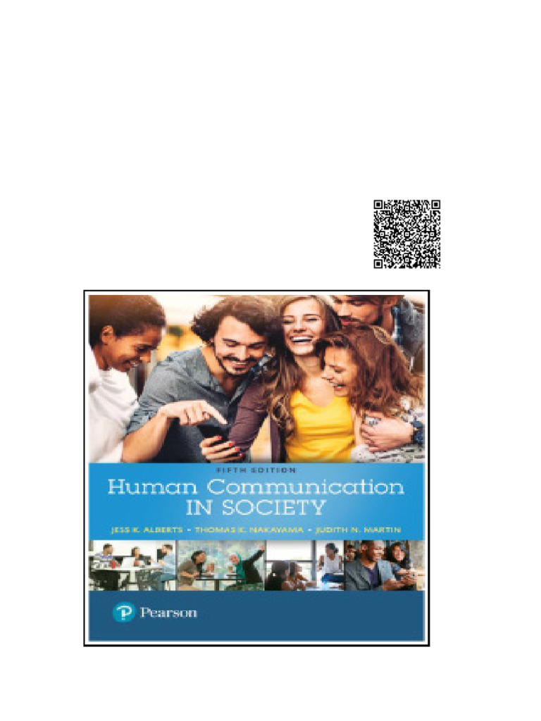 (Instruction Manual) Human Communication in Society 5th Edition | PDF
