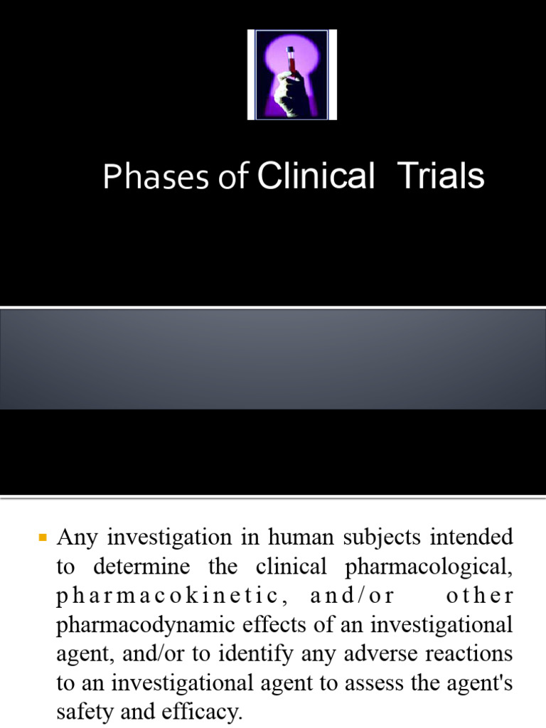 Phases of Clinical Trials | PDF | Phases Of Clinical Research ...
