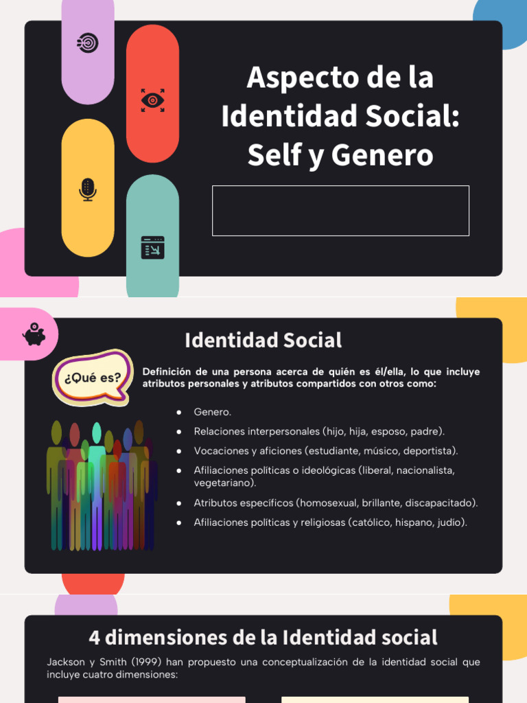 Aspectos de La Identidad Social 1 | PDF | Estudios de género | Género