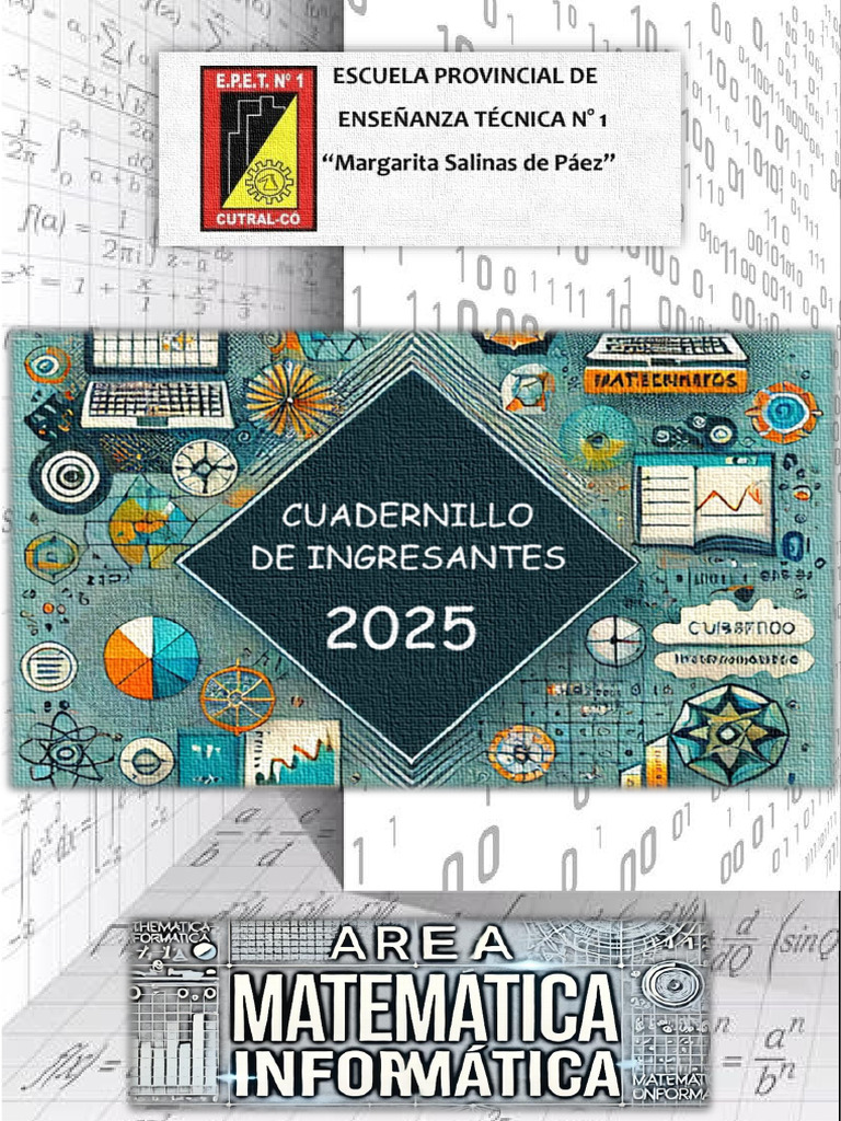 Matemática-Informatica Cuadernillo Primer Año 2025 V 3.0 | PDF ...