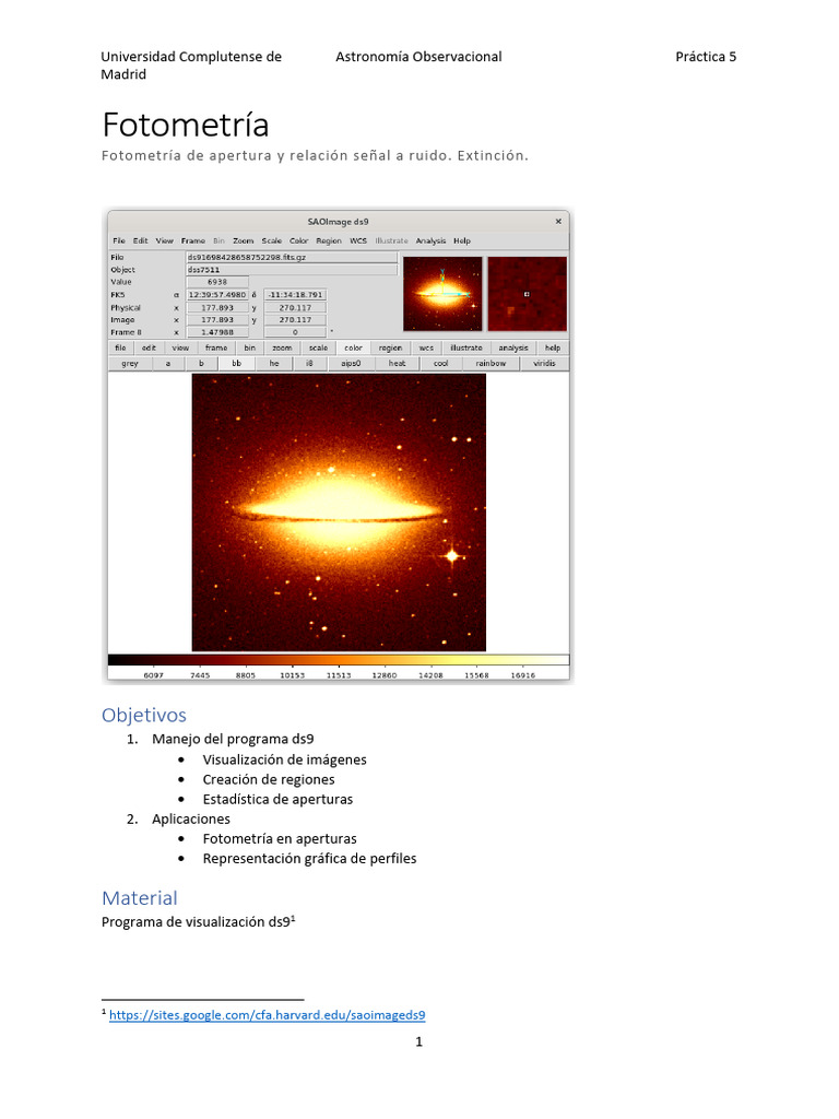 AObs Practica5 2025 | PDF | Magnitud aparente