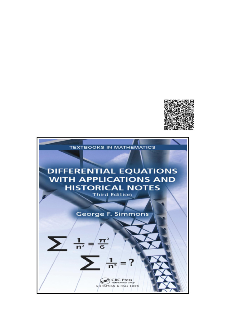Differential Equations with Applications and Historical Notes 3rd ...