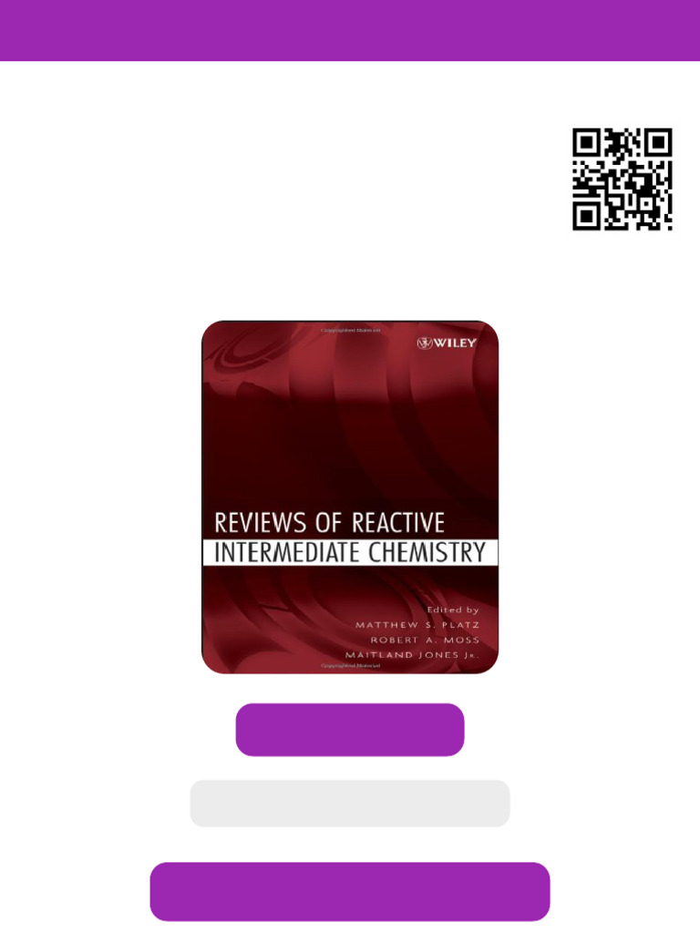 Reviews of Reactive Intermediate Chemistry 1st Edition Robert A. Moss ...