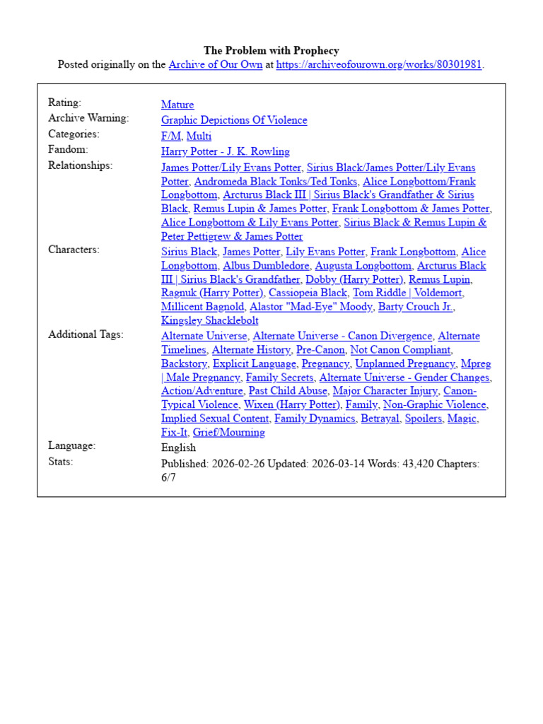 The Problem With | PDF | Harry Potter