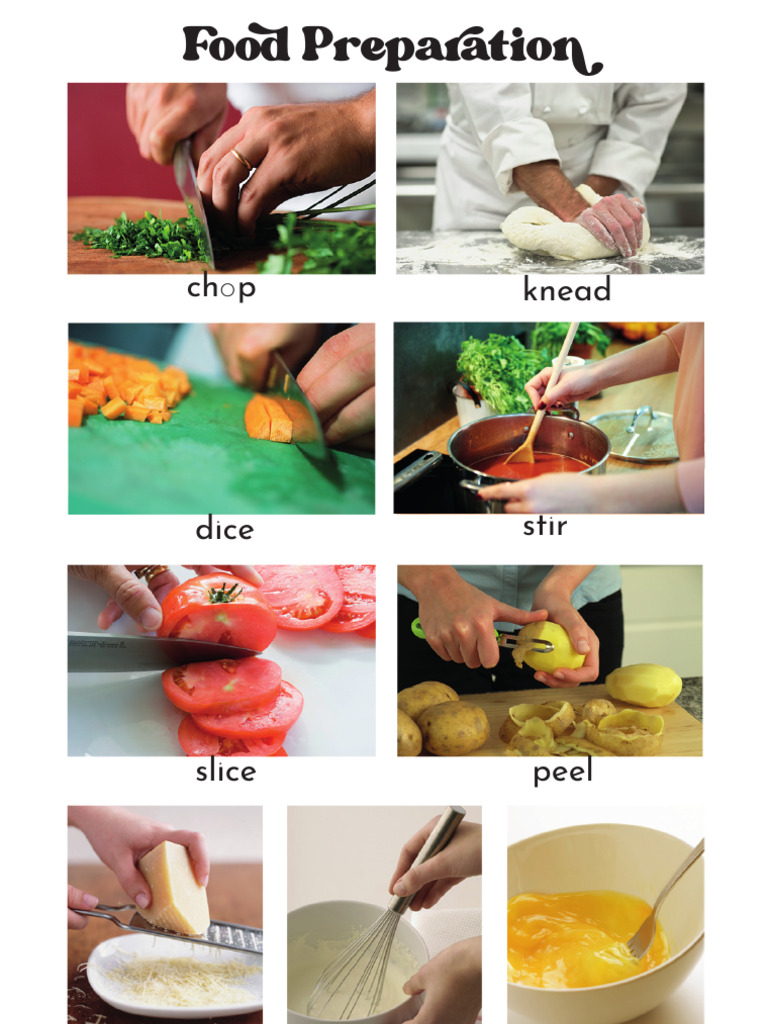Food & Cooking Vocabulary | PDF