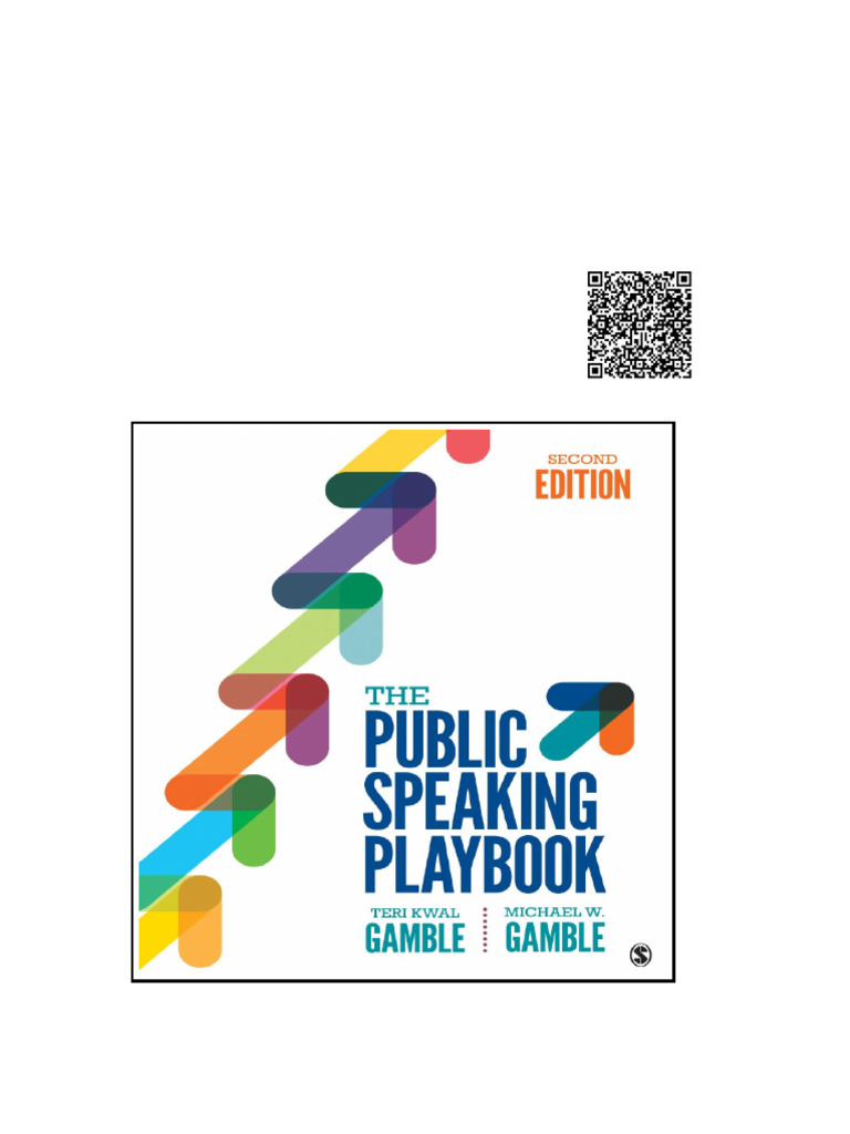 SAGE The Public Speaking Playbook 2nd Edition | PDF | Project ...