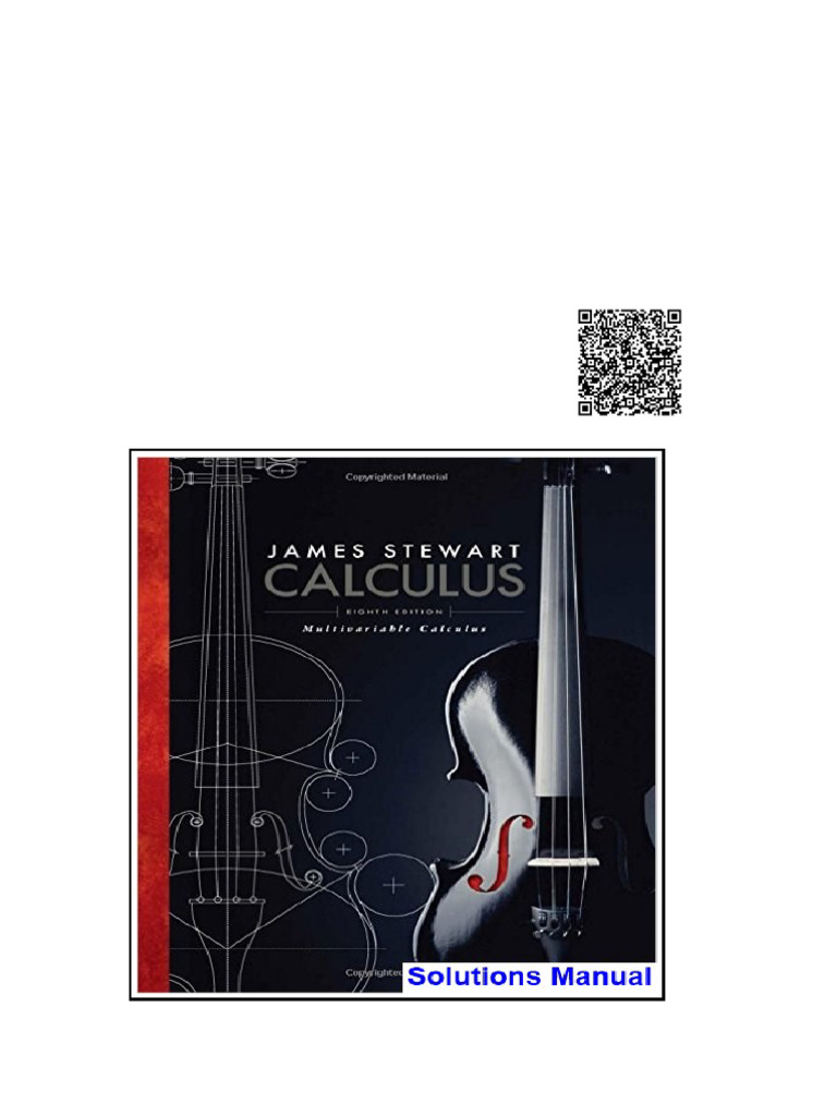 Multivariable Calculus 8th Edition Stewart Solutions Manual | PDF ...