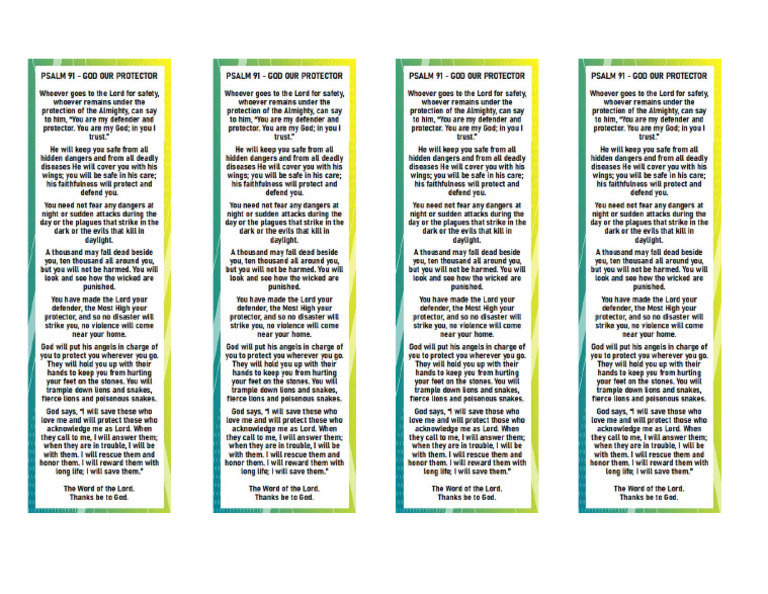 PSALM 91 | PDF
