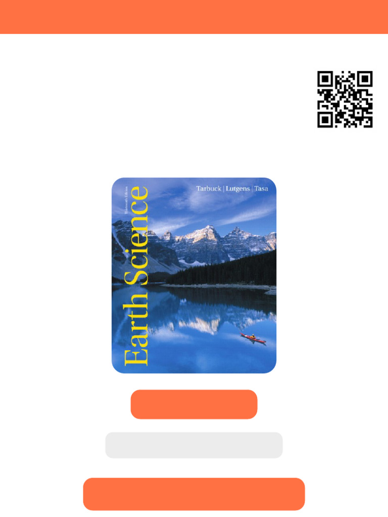 Earth Science 13th Edition Edward J. Tarbuck Ebook Testbank Solutions ...