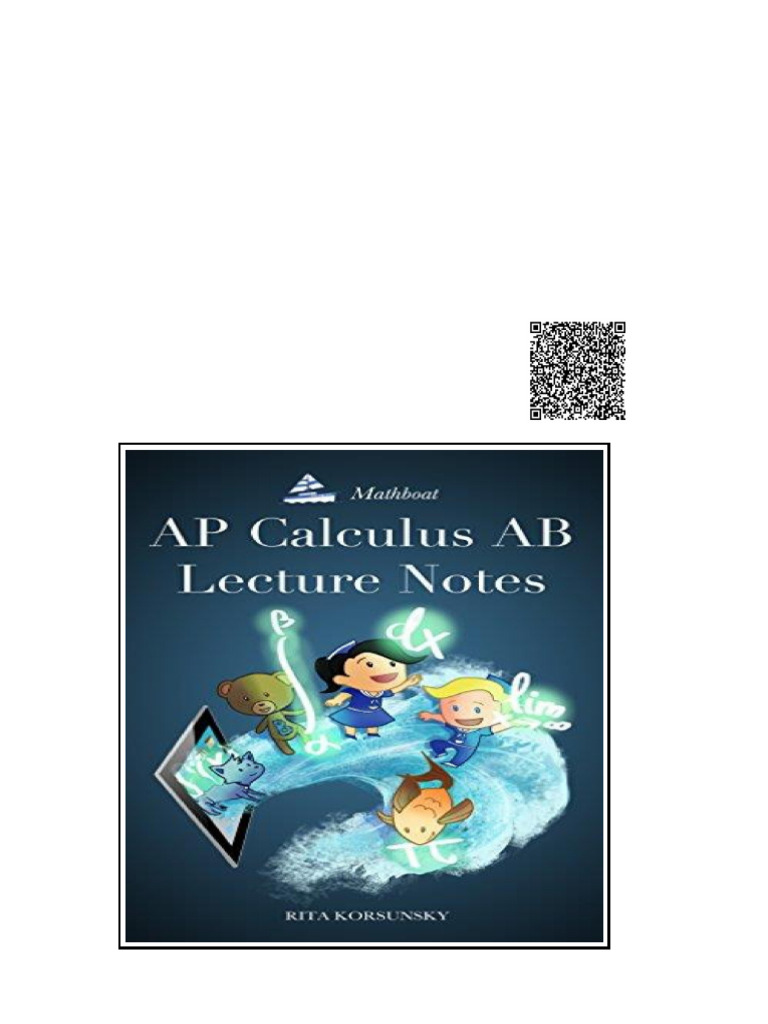 AP Calculus AB Lecture Notes Calculus Interactive Lectures Vol.1 by ...