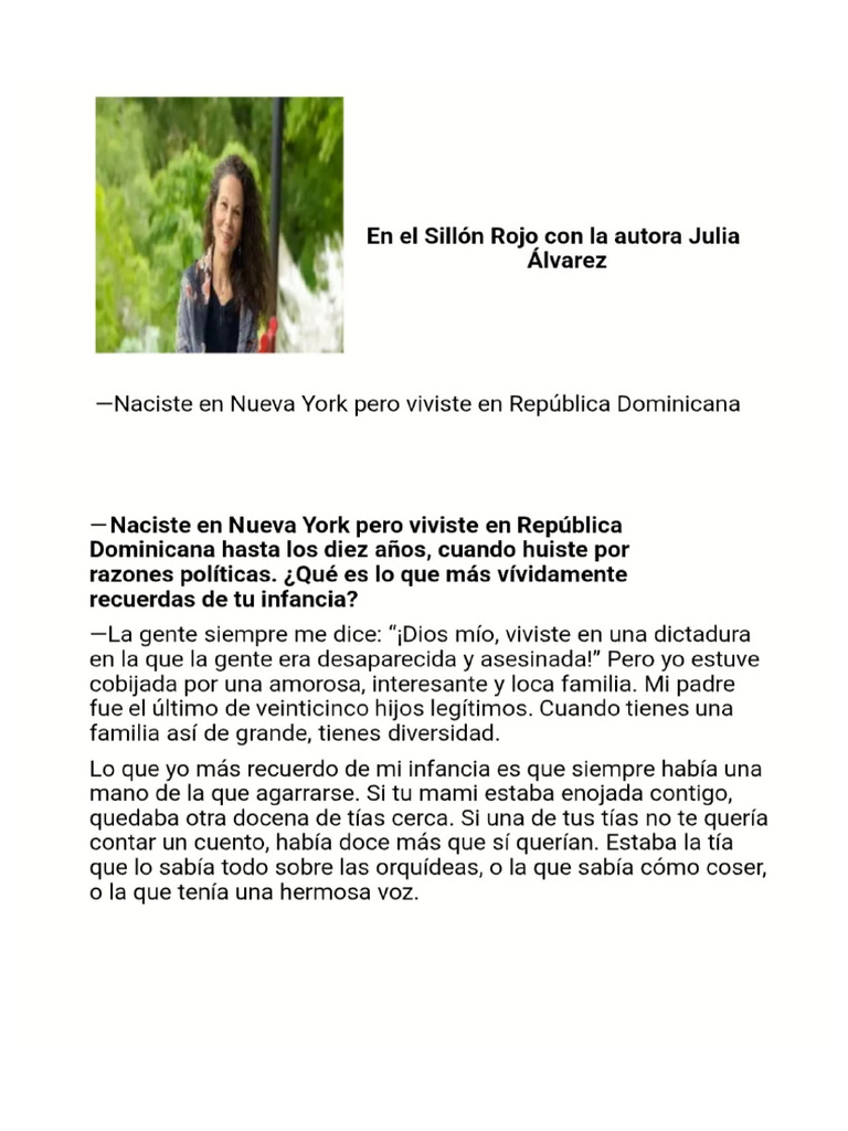 Julia Alvarez | PDF