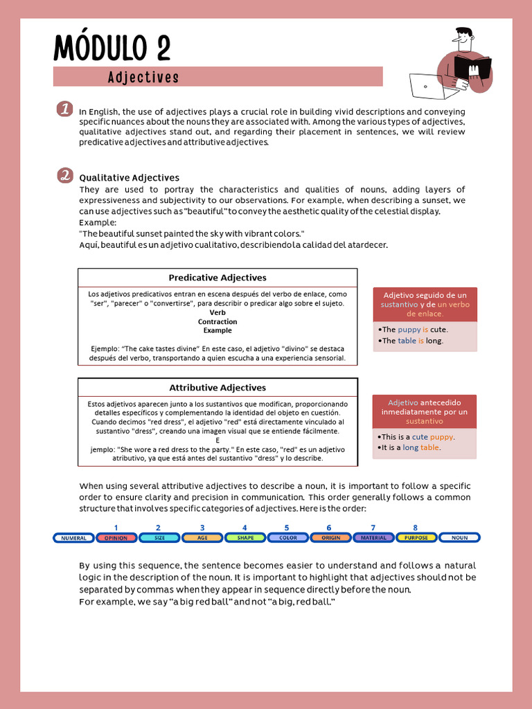 Adjectives | PDF | Adjective | Plural