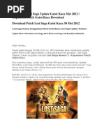 Download Cara Download Lost Saga Update Gatot Kaca Mei 2012 by Akhsal Boedaxn Soreanx SN101261339 doc pdf