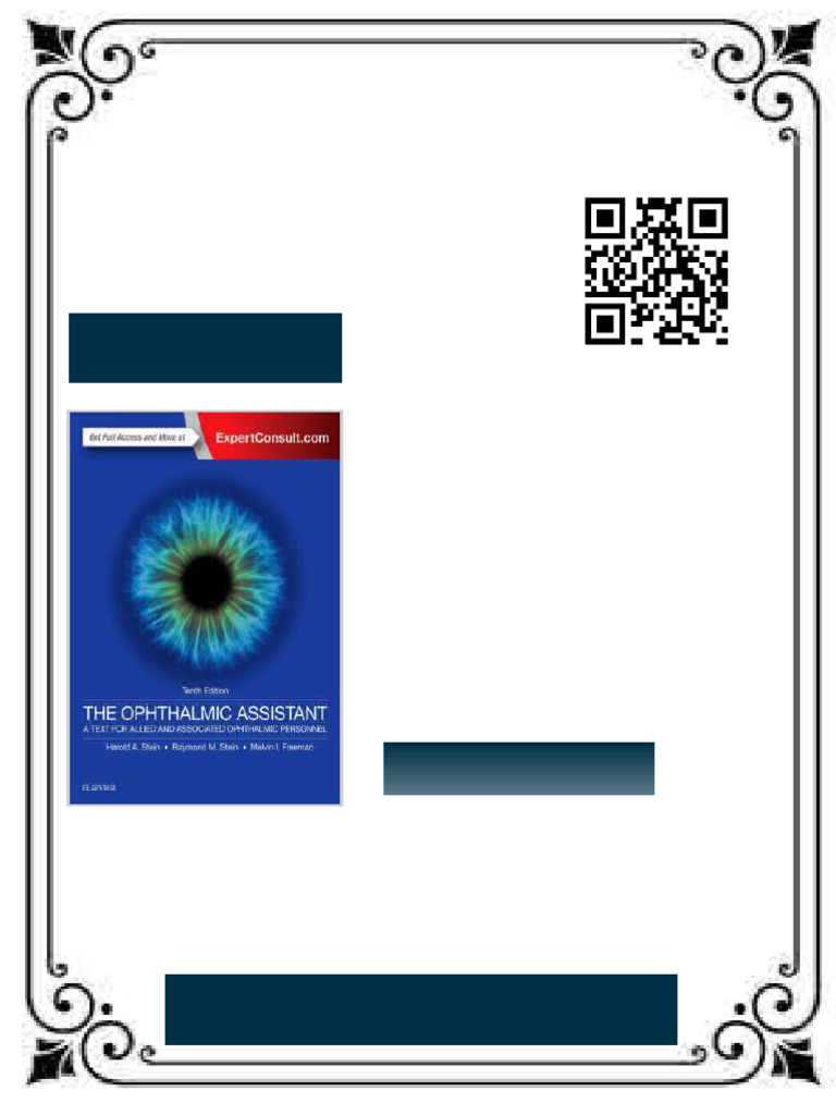 The Ophthalmic Assistant - A Text For Allied and Associated Ophthalmic ...