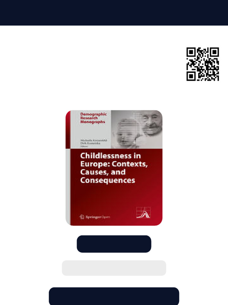 Childlessness in Europe Contexts Causes and Consequences 1st Edition ...