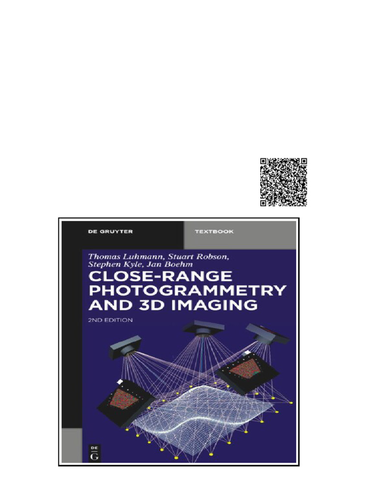 Close Range Photogrammetry and 3D Imaging 2nd Edition Thomas Luhmann ...