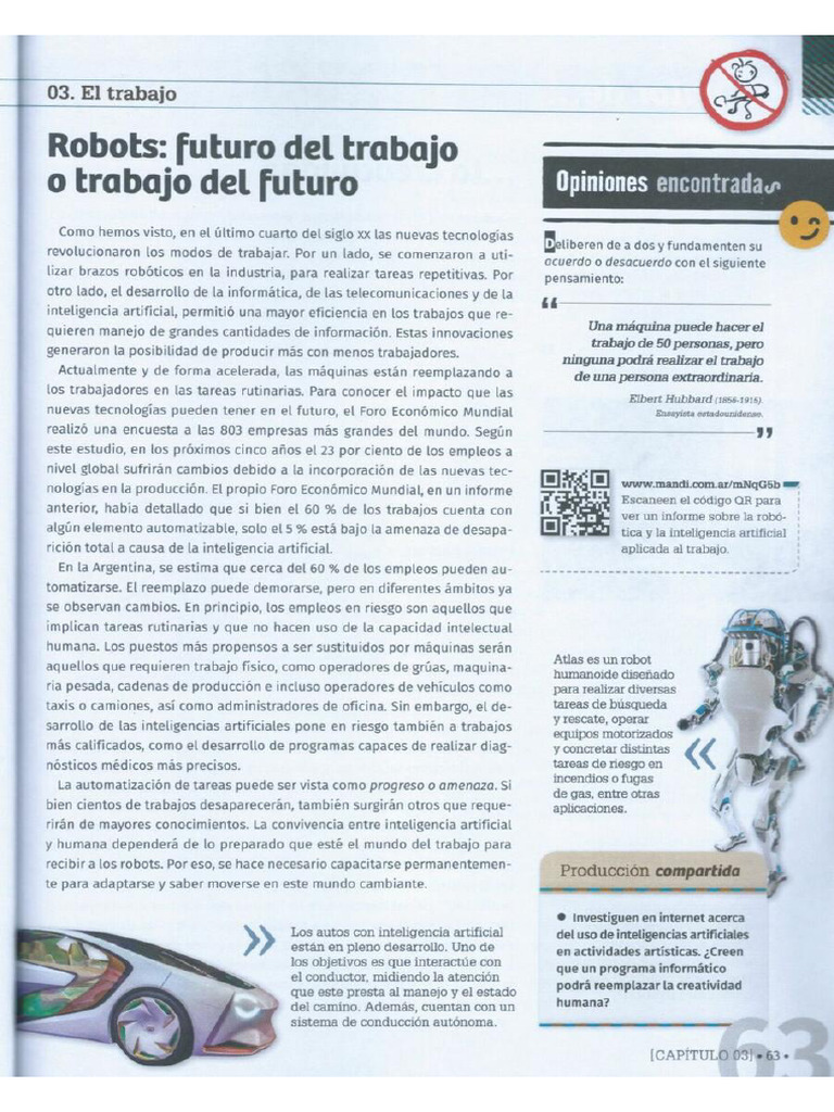 Robots y Trabajo | PDF | Inteligencia artificial | Inteligencia (IA) y ...