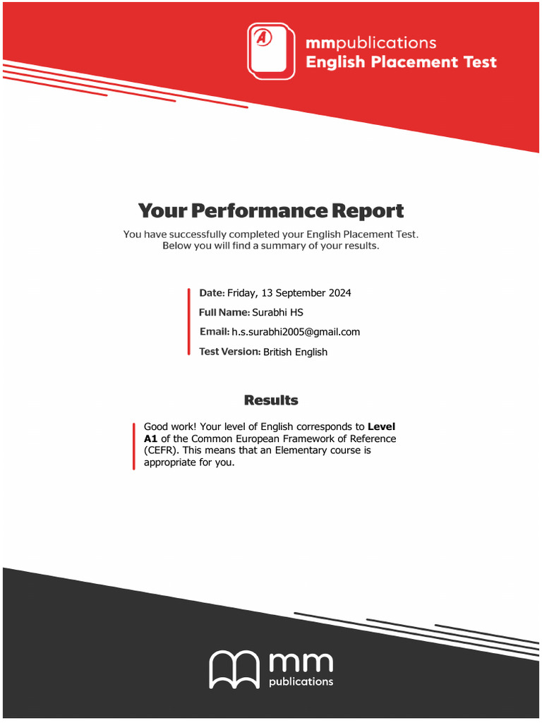 MM Placement Report | PDF