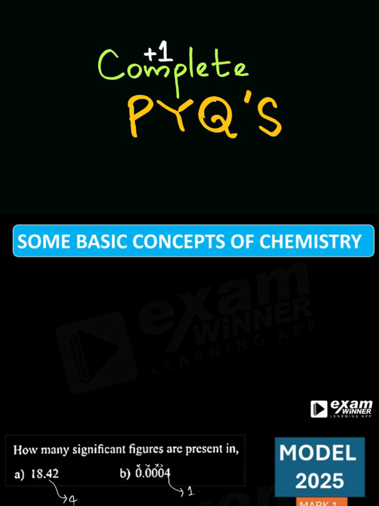 11th Chemistry PYQ Full Chapters | PDF