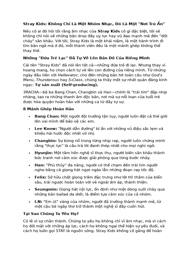 Stray Kids | PDF