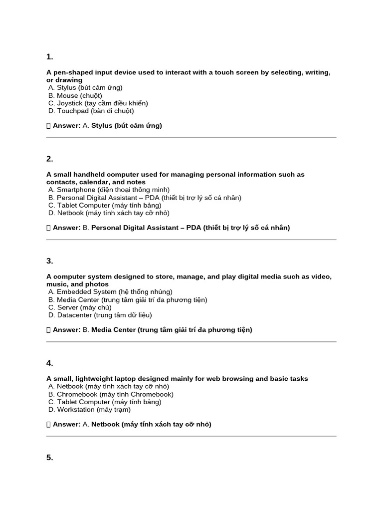 QUESTION ICT UNIT 3 | PDF