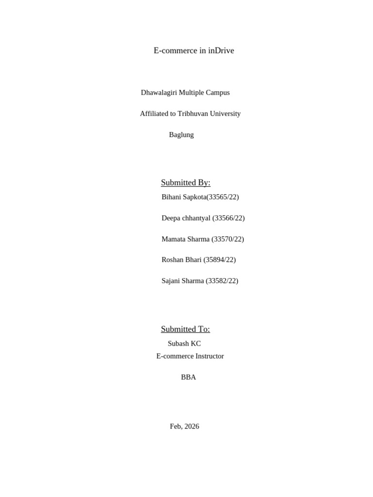 Indrive Final | PDF | Cloud Computing | Business